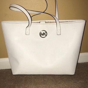 Micheal Kors white tote